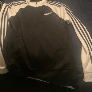 Adidas black and white jacket